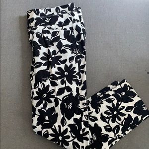 Black and White Patterned Pant
